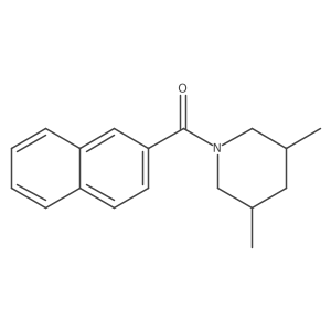 (3,5-Dimethylpiperidin-1-yl)-naphthalen-2-ylmethanone Structure