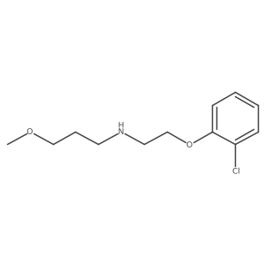 N-[2-(2-Chlorophenoxy)ethyl]-3-methoxy-1-propanamine结构式