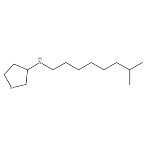 N-(7-methyloctyl)thiolan-3-amine结构式