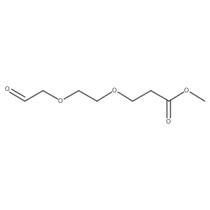 3-[2-(2-Oxo-ethoxy)-ethoxy]-propionic acid methyl ester Structure