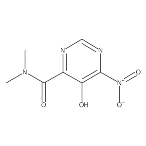 5-hydroxy-N,N-dimethyl-6-nitropyrimidine-4-carboxamide Structure