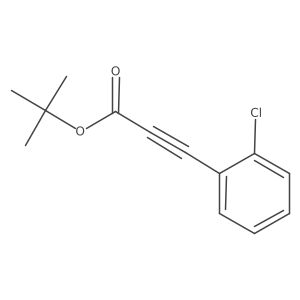 (2-Chlorophenyl)-2-propynoic acid tert-butyl ester结构式