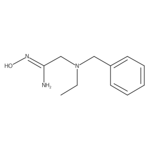 2-(Benzyl(ethyl)amino)-N'-hydroxyacetimidamide结构式
