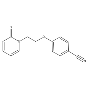 4-(2-(2-Oxopyridin-1(2h)-yl)ethoxy)benzonitrile Structure