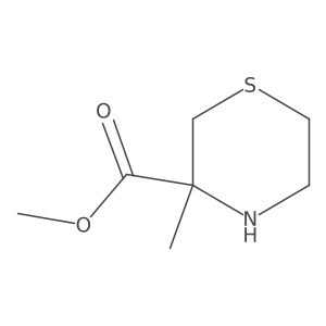 Methyl 3-methyl-3-thiomorpholinecarboxylate Structure