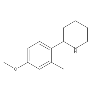 (S)-2-(4-Methoxy-2-methylphenyl)piperidine Structure