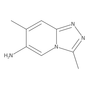 3,7-Dimethyl-[1,2,4]triazolo[4,3-a]pyridin-6-amine结构式