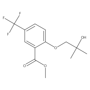 Methyl 2-(2-hydroxy-2-methylpropoxy)-5-(trifluoromethyl)benzoate Structure