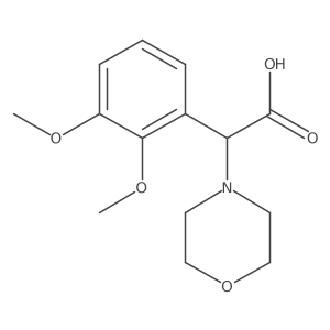 2-(2,3-Dimethoxyphenyl)-2-morpholinoacetic acid结构式