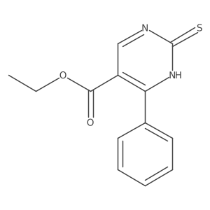 Ethyl 4-phenyl-2-thioxo-1,2-dihydropyrimidine-5-carboxylate Structure