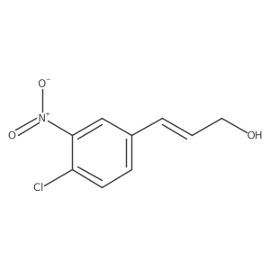 (E)-3-(4-Chloro-3-nitrophenyl)prop-2-en-1-ol Structure
