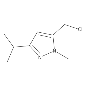 5-(chloromethyl)-3-isopropyl-1-methyl-1H-pyrazole Structure