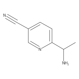 (R)-6-(1-aminoethyl)nicotinonitrile Structure