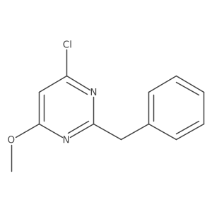 2-Benzyl-4-chloro-6-methoxypyrimidine结构式