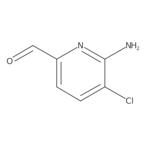 6-Amino-5-chloropicolinaldehyde结构式