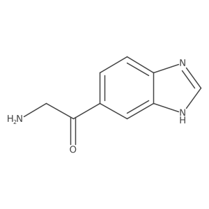 2-amino-1-(1H-1,3-benzodiazol-5-yl)ethan-1-one Structure