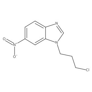 1-(3-Chloropropyl)-6-nitro-1H-benzimidazole结构式
