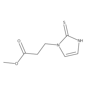 1-(3-Methoxy-3-oxopropyl)imidazol-2-thiol结构式