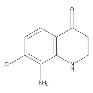 8-Amino-7-chloro-2,3-dihydroquinolin-4(1H)-one结构式