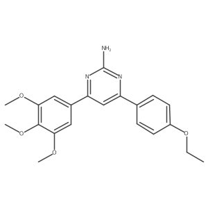 4-(4-Ethoxyphenyl)-6-(3,4,5-trimethoxyphenyl)pyrimidin-2-amine Structure