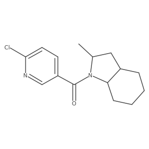 1-(6-chloropyridine-3-carbonyl)-2-methyl-octahydro-1H-indole Structure