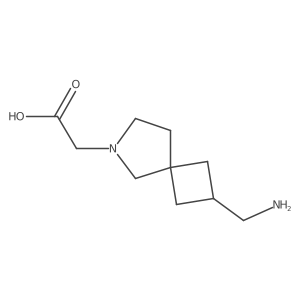 2-(2-(Aminomethyl)-6-azaspiro[3.4]octan-6-yl)acetic acid Structure