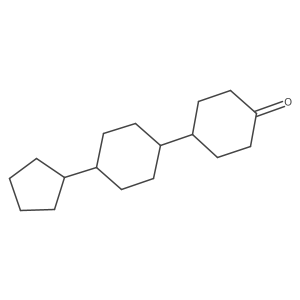 4'-Cyclopentyl-[1,1'-bi(cyclohexan)]-4-one Structure