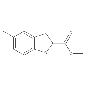 Methyl 5-methyl-2,3-dihydro-1-benzofuran-2-carboxylate Structure