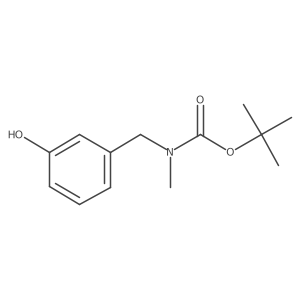 tert-butylN-[(3-hydroxyphenyl)methyl]-N-methylcarbamate Structure
