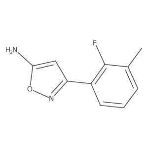 3-(2-Fluoro-3-methylphenyl)-1,2-oxazol-5-amine Structure