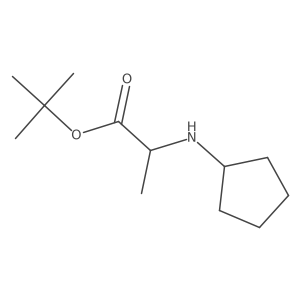 Tert-butyl cyclopentylalaninate结构式