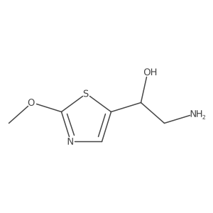 2-Amino-1-(2-methoxy-1,3-thiazol-5-yl)ethan-1-ol Structure