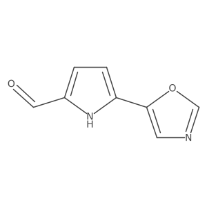5-(5-Formylpyrrol-2-yl)oxazole结构式
