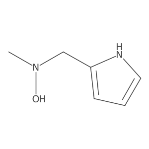 N-methyl-N-[(1H-pyrrol-2-yl)methyl]hydroxylamine结构式