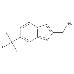 (7-(Trifluoromethyl)imidazo[1,2-a]pyridin-2-yl)methanamine Structure