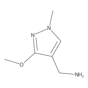 (3-methoxy-1-methyl-1H-pyrazol-4-yl)methanamine Structure