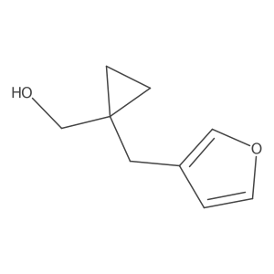 {1-[(Furan-3-yl)methyl]cyclopropyl}methanol结构式