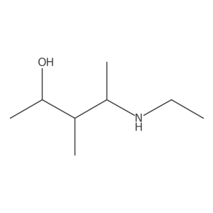4-(Ethylamino)-3-methylpentan-2-ol Structure