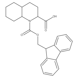 1-(9H-fluoren-9-ylmethoxycarbonyl)-3,4,4a,5,6,7,8,8a-octahydro-2H-quinoline-2-carboxylic acid结构式