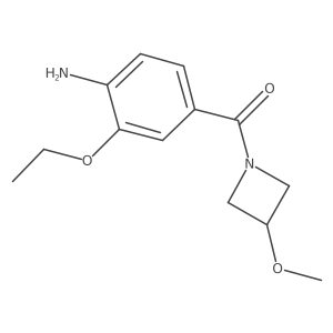 (4-Amino-3-ethoxyphenyl)(3-methoxyazetidin-1-yl)methanone Structure