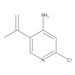 2-Chloro-5-(prop-1-en-2-yl)pyridin-4-amine Structure