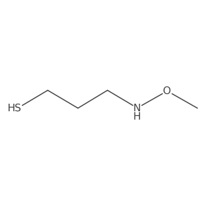 3-(Methoxyamino)propane-1-thiol结构式