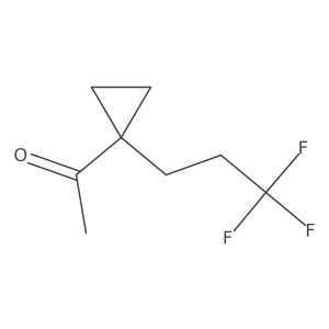 1-[1-(3,3,3-Trifluoropropyl)cyclopropyl]ethanone Structure
