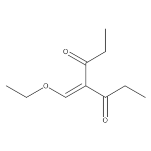 4-(Ethoxymethylidene)heptane-3,5-dione Structure