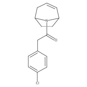 1-((1R,5S)-8-azabicyclo[3.2.1]oct-2-en-8-yl)-2-(4-chlorophenyl)ethanone Structure