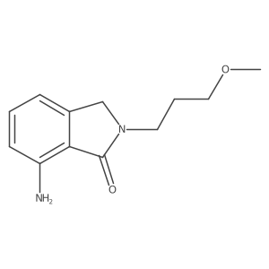 7-amino-2-(3-methoxypropyl)-2,3-dihydro-1H-isoindol-1-one Structure