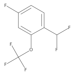 4-Fluoro-2-(trifluoromethoxy)benzodifluoride Structure
