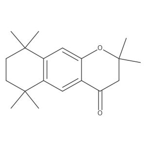 2,3,6,7,8,9-Hexahydro-2,2,6,6,9,9-hexamethylbenzo [g]chromen-4-one Structure