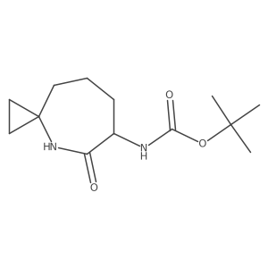 tert-Butyl (5-oxo-4-azaspiro[2.6]nonan-6-yl)carbamate Structure