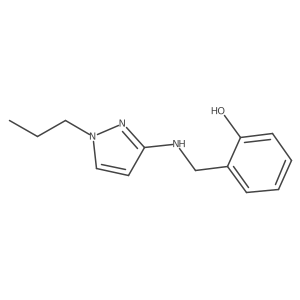 2-{[(1-Propyl-1H-pyrazol-3-YL)amino]methyl}phenol Structure